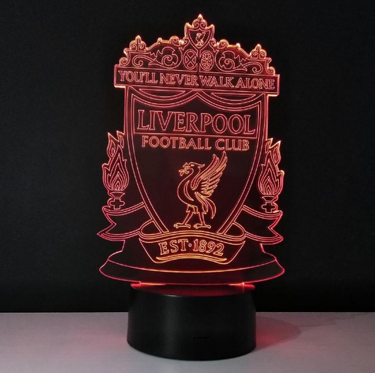 Lámpara LED 3D del Liverpool FC - Image 4