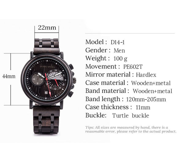 Reloj de Madera con Grabado Láser para Hombre - Image 9