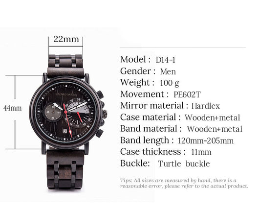 Reloj de Madera con Grabado Láser para Hombre - Image 14