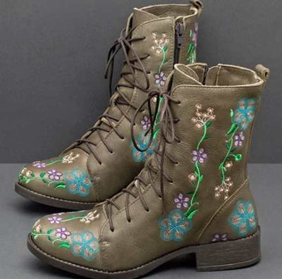 Botas Planas con Cordones para Otoño e Invierno - Image 9