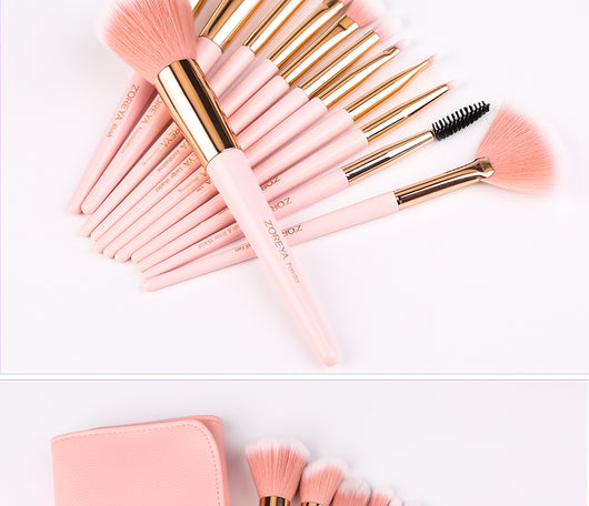 Set de 12 Brochas de Maquillaje con Mango Puntiagudo - Image 2