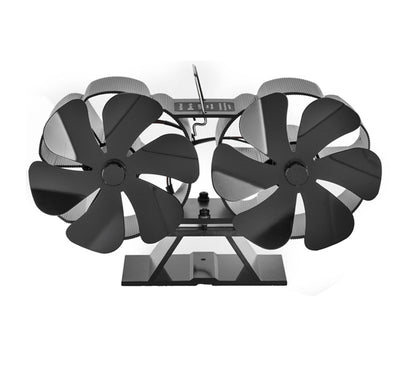 Ventilador Térmico de Chimenea Doble Cabezal 12 Aspas - Image 5