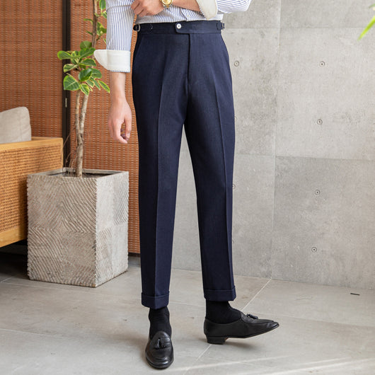 Pantalones Casuales Vintage Gentry Anti Arrugas