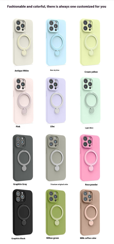 Funda Magnética de Silicona Líquida con Soporte - Protección Anti-caídas - Image 21