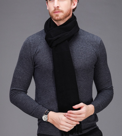 Bufanda de Cachemira Premium para Hombre y Mujer - Lana Pura Gruesa y Cálida - Image 9