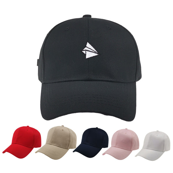 Gorra de Béisbol con Bordado de Avión de Papel
