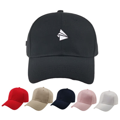 Gorra de Béisbol con Bordado de Avión de Papel