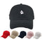 Gorra de Béisbol con Bordado de Avión de Papel