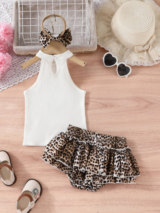 Conjunto Elegante de Dos Piezas para Niña: Chaleco Acolchado y Vestido Corto - Image 9