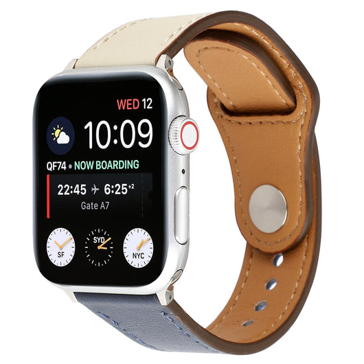 Correa de Cuero Deportiva Compatible con Apple Watch - Image 5