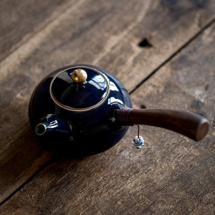 Tetera de Cerámica con Asa de Madera - Image 10