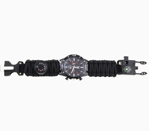 Pulsera de Supervivencia 6 en 1 con Brújula y Paracord para Camping y Emergencias - Image 5