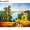 Cuadro Paisaje Otoñal Pintura por Números - Arte Moderno para tu Hogar