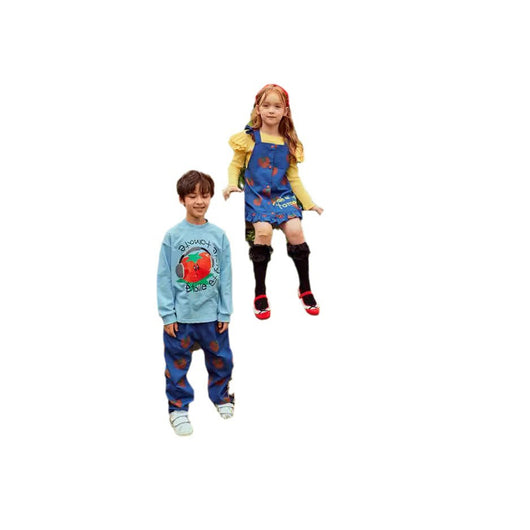 Camiseta Infantil Suelta con Dibujos Animados en Inglés - Image 5