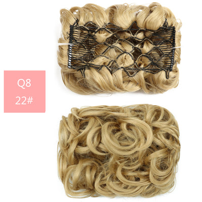 Moño Postizo de Fibra Sintética Resistente al Calor - Cabello de Seda Artificial - Image 29