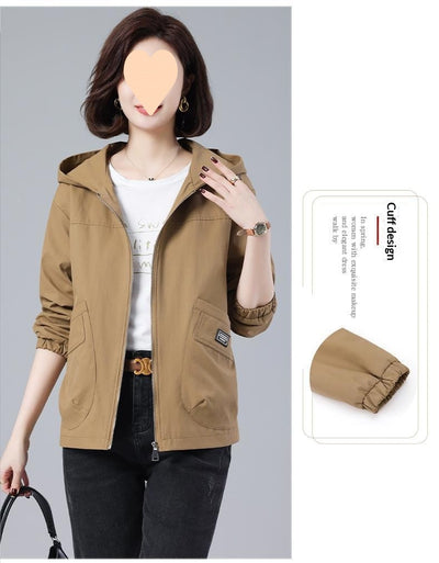 Chaqueta Suelta con Capucha Versátil y Rejuvenecedora - Image 12