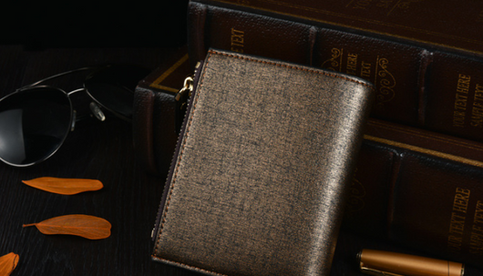 Billetera Corta para Hombre Bogesi - Cartera Compacta con Monedero - Image 5