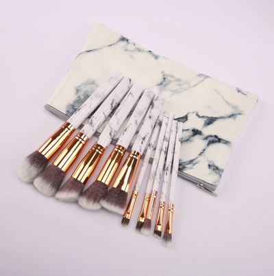 Set de 10 Brochas de Mármol para Maquillaje Profesional - Image 15