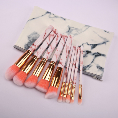 Set de 10 Brochas de Mármol para Maquillaje Profesional - Image 11