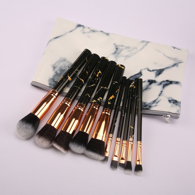 Set de 10 Brochas de Mármol para Maquillaje Profesional - Image 8