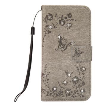 Funda Flip Papillon Brillante con Diamantes en Cuero PU - Image 5