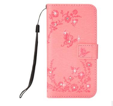 Funda Flip Papillon Brillante con Diamantes en Cuero PU - Image 8