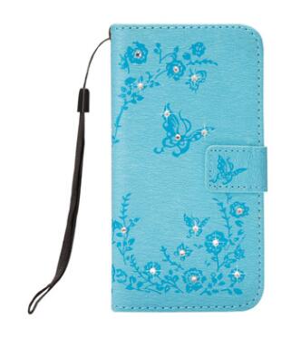 Funda Flip Papillon Brillante con Diamantes en Cuero PU - Image 3