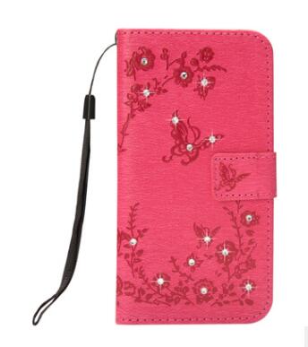 Funda Flip Papillon Brillante con Diamantes en Cuero PU - Image 11