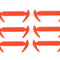 Orange 2 Pieces