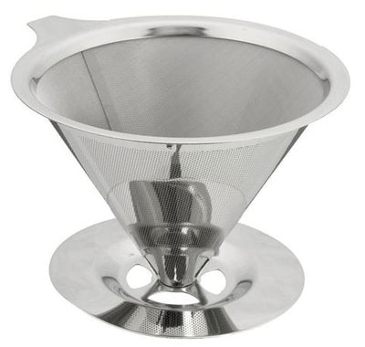Filtro de Café Reutilizable con Soporte - Colador Vertible de Acero Inoxidable - Image 2