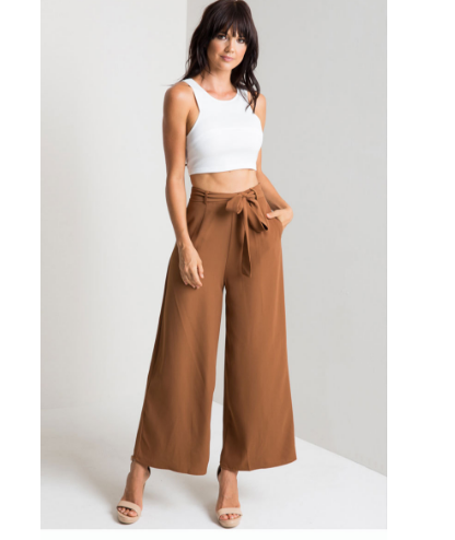 Pantalones Capri Cintura Media Ajustados - Estilo Europeo y Estadounidense