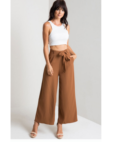 Pantalones Capri Cintura Media Ajustados - Estilo Europeo y Estadounidense