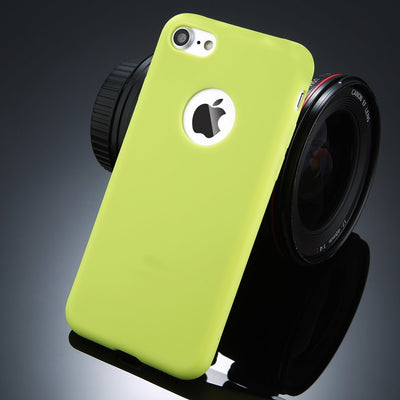 Funda Protectora de Silicona Suave para iPhone - Colores Pastel Compatible con iPhone 7 Plus, X, 6S y Más - Image 4