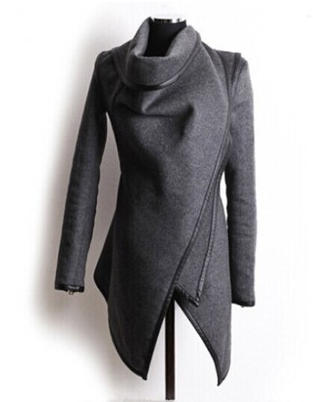Abrigo de Lana Slim Elegante para Otoño e Invierno - Image 3