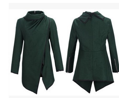 Abrigo de Lana Slim Elegante para Otoño e Invierno - Image 4