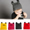 Gorro Tejido para Bebé con Orejas de Gato - Abrigo Cálido Otoño Invierno
