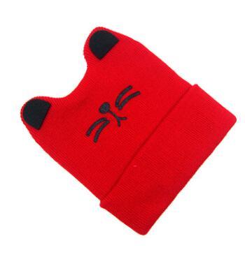 Gorro Tejido para Bebé con Orejas de Gato - Abrigo Cálido Otoño Invierno - Image 3