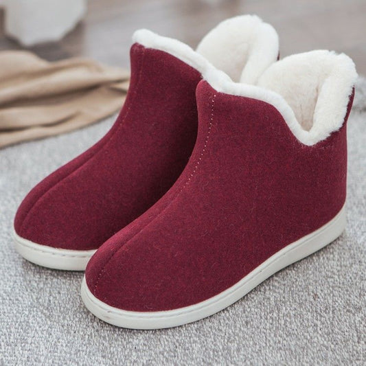 Zapatos de Maternidad con Pelaje Cálido