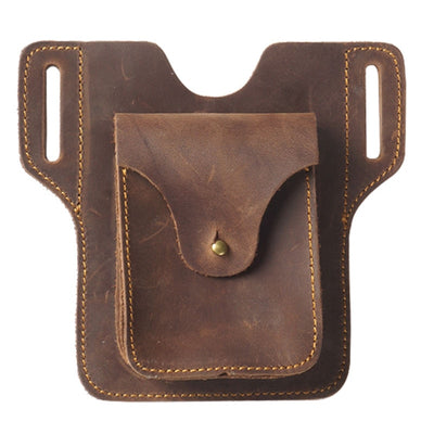 Riñonera Deportiva de Cuero para Celular - Bolsa de Almacenamiento para Correr