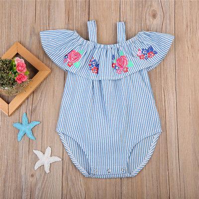 Enterizo Floral con Mangas Rayas