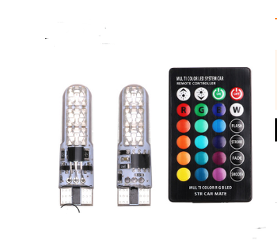 Luces LED RGB para Matrícula de Auto - 5050 6SMD Coloridas con Efecto Destello