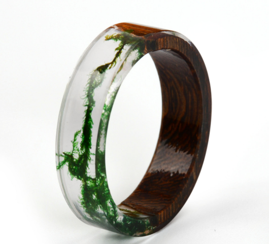 Anillo Artesanal de Madera y Resina - Image 6