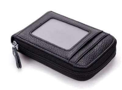 Cartera Organizadora de Cuero Genuino para Tarjetas - Diseño Compacto para Mujer - Image 13