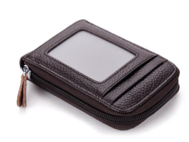 Cartera Organizadora de Cuero Genuino para Tarjetas - Diseño Compacto para Mujer - Image 10