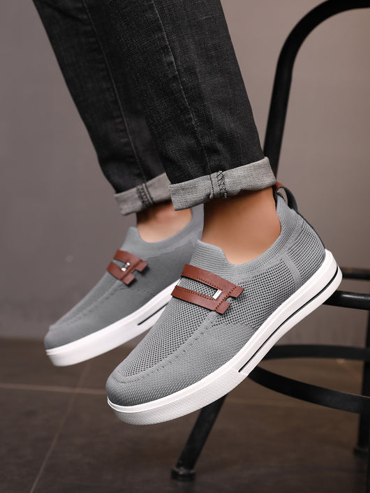 Zapatos Casuales Transpirables para Hombre Verano Malla Elástica Ligeros - Image 21