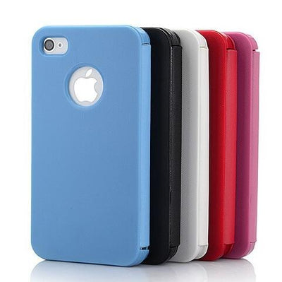 Funda de Cuero Premium para iPhone 5S/4S con Cierre Magnético - Image 4