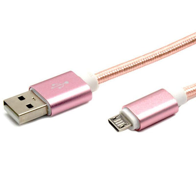 Cable de Carga Rápida USB 2.0A Nylon Trenzado Compatible con iPhone, Android y Type-C - Image 2