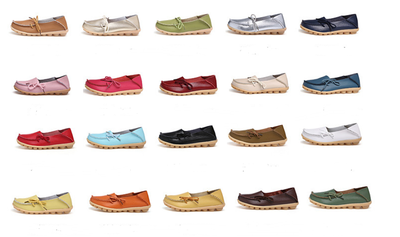 Zapatos Cómodos de Enfermera - Mocasines Planos para Trabajo y Diario