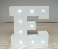 Letras LED de Luz Blanca 15cm en Madera - Decoración Luminosa Inglesa - Image 23