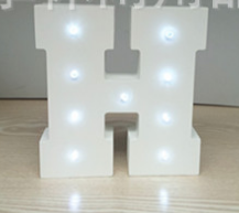 Letras LED de Luz Blanca 15cm en Madera - Decoración Luminosa Inglesa - Image 26